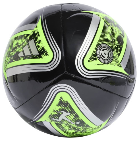 Preview: Adidas Bundesliga 26/27 Torfabrik Club Freizeit-Fußball black/green/silver met. Gr. 3, 4, 5